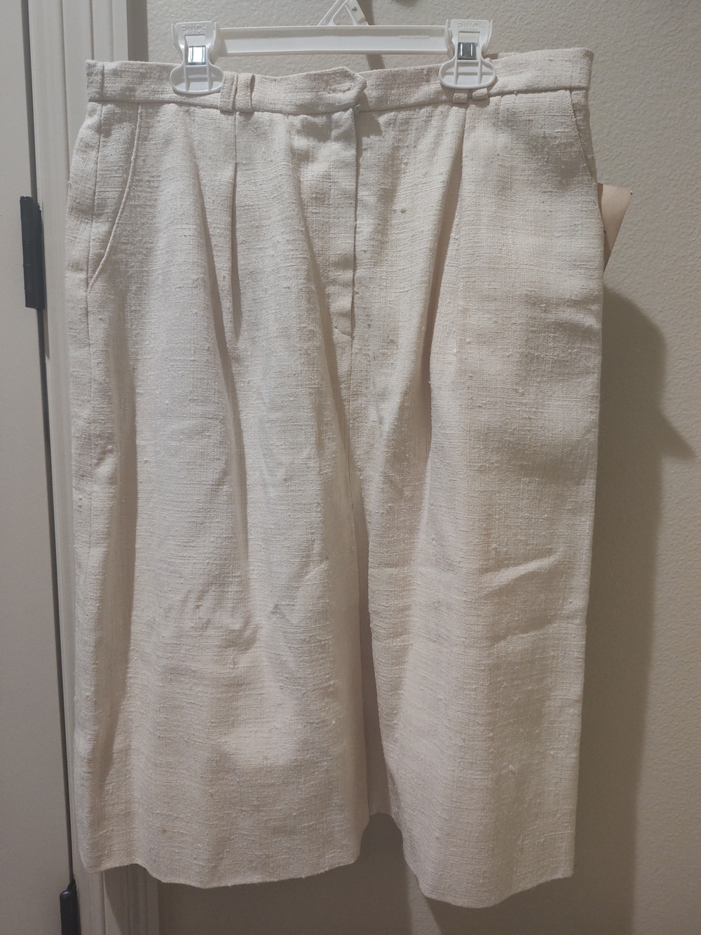 NWT Givenchy Sport Cream Textured Suit Skirt Size 14